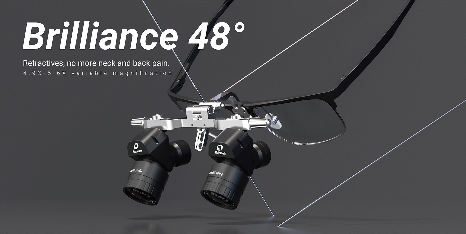Eighteeth Brilliance 48 Ergo Loupe & Softouch Işık Kaynağı
