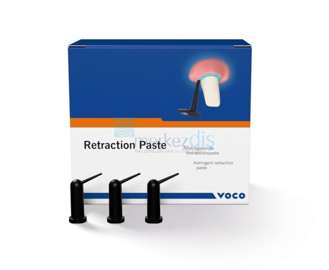 Voco Retraction Paste Hemostatik Retraksiyon Pastası 100 'lük Kutu